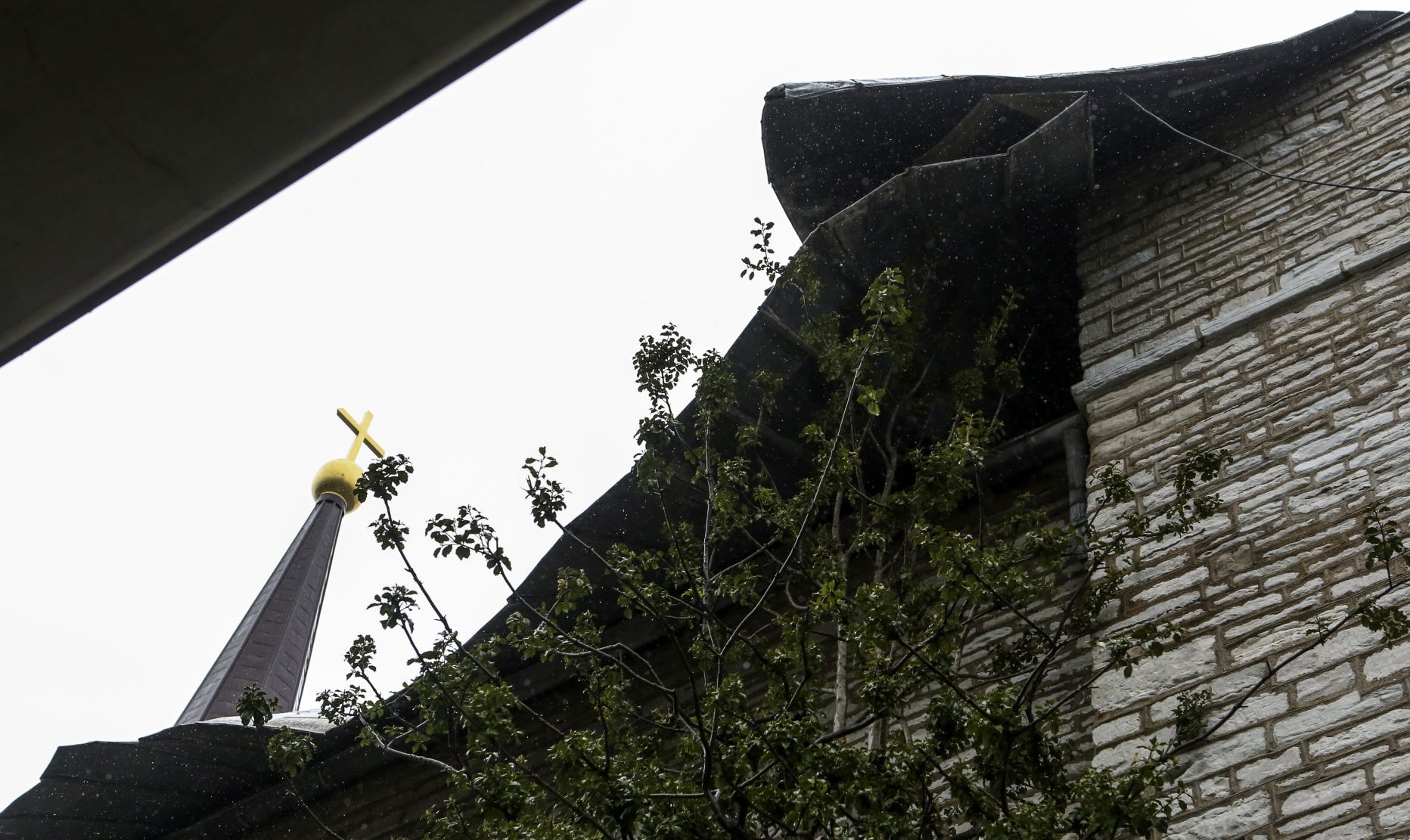Wind Damage at the Old Cathedral